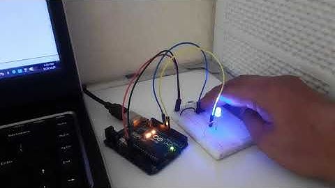 Push button controlled LED- Programming Arduino using Matlab 2