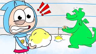 fierce snowfight boy dragon wildbrain cartoons kids