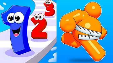 Number Merge Run | Tall Man Run – Dual Gameplay Mobile Walkthrough (Android/iOS)