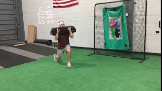 SANDBAG FRONT RACK SPLIT SQUAT