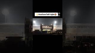 Varanasi International Stadium flood light 🚨🕯️ #banaras #varanasistadium #song #viralshorts