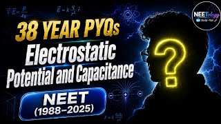  38 Years PYQs | Electrostatic Potential &amp; Capacitance | NEET Physics Questions with Timer ⏳ #viral 