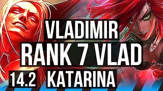 VLAD vs KATA (MID) | Rank 7 Vlad | NA Challenger | 14.2