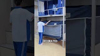 Hostel Girl Builds Private Bed