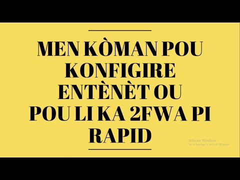 Kòman pou kreye #APN Natcom | Digicel pou fè #internet ou monte pi rapid 4GLte #configurer internet