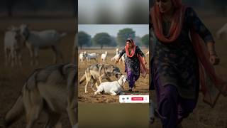 She FOUGHT a Wolf to Save a Goat! Her Bravery is INSANE 🤯