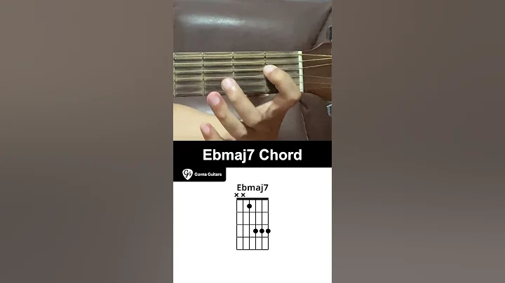 How To Play The Ebmaj7 Chord On Guitar - Guvna Guitars