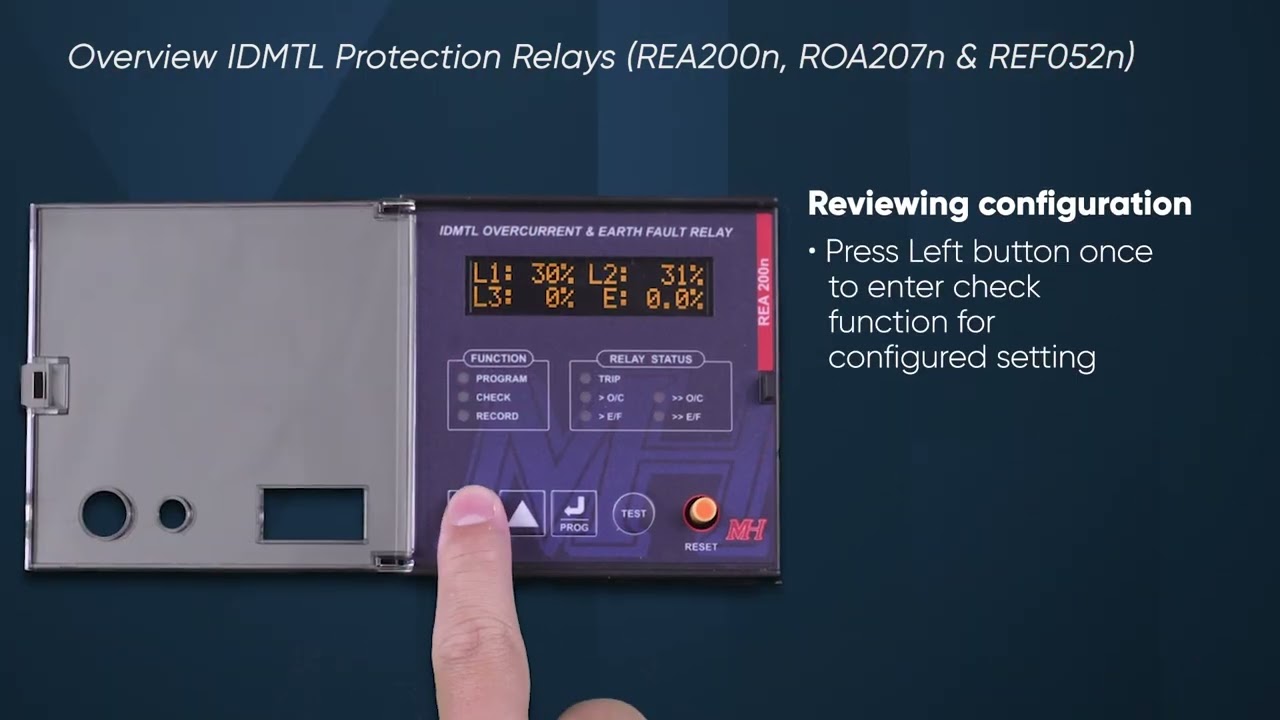 1/8 Overview of IDMTL Relays (REA200n, ROA207n, REF052n)