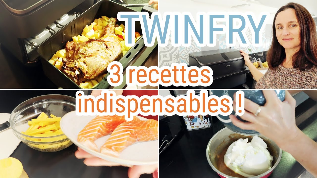 3 RECETTES PARFAITES POUR L'AUTOMNE 💛 AIR FRYER COSORI TWINFRY | Little Béné