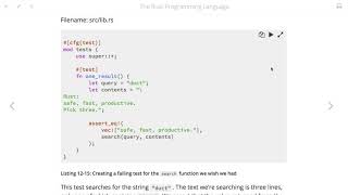 [러스트] 358 - 12.4 Developing the Library’s Functionality with Test Driven Development