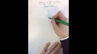 Adding 2 Digit Numbers - Partial Sums