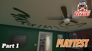Crazy repairman simulator game! | Low Budget Repairs - Playtest | Part 1