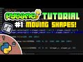 Moving Shapes in Pygame | Python Game Development Tutorial #1