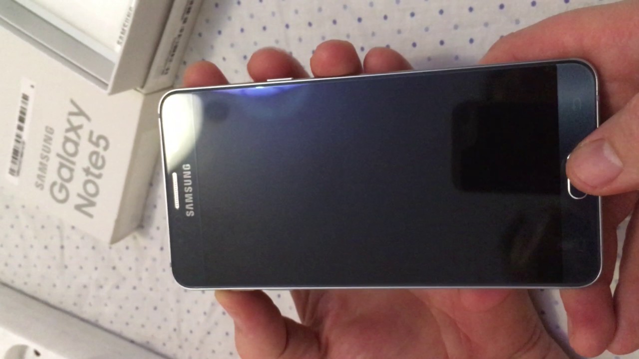 Samsung Galaxy Note 5 - doesn't power on!
