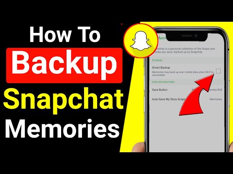 How To Backup Snapchat Memories - 2022 | How To Backup Your Camera Roll On Snapchat