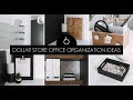 Dollar Store Office Organization & DIY Decor