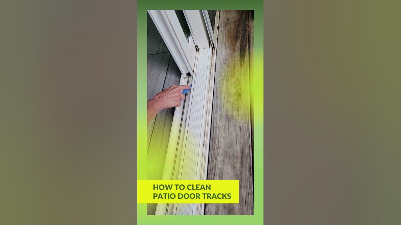 How To Clean Patio Door Tracks - WD-40 Africa