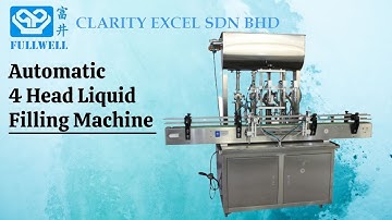 Automatic 4 Head Liquid Filling and Capping Machine -Honey