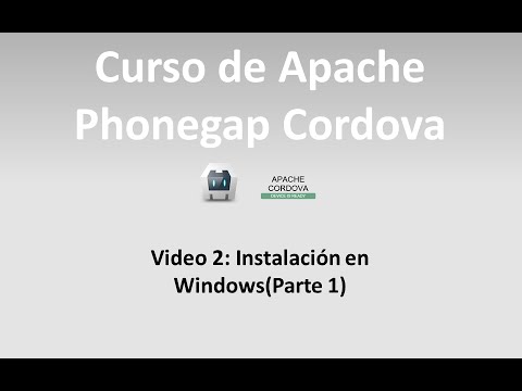 Instalación Phonegap Cordova Windows (Forma Correcta) Parte 1 - YouTube