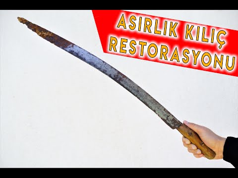 KILIÇ RESTORASYONU (150 YILLIK KILIÇ )!!