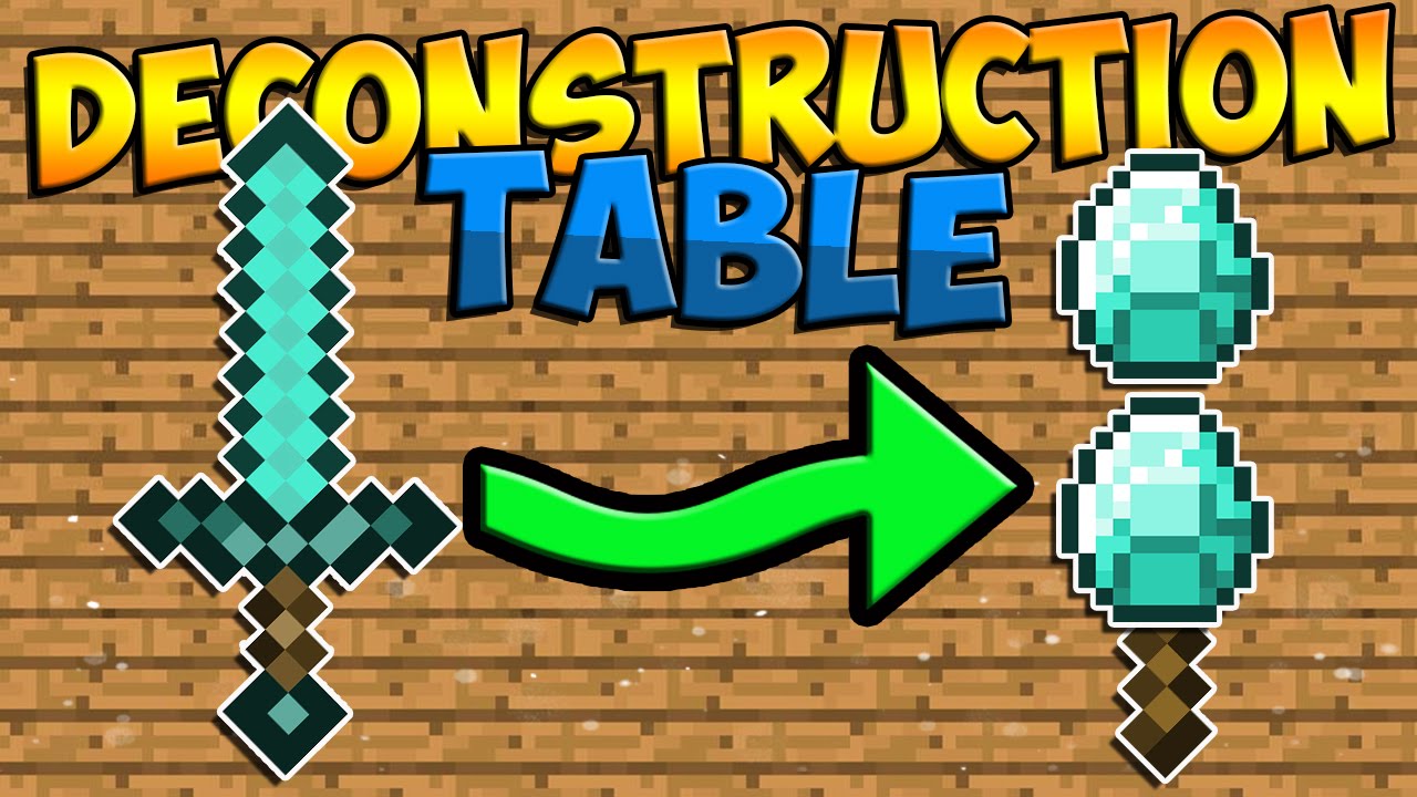 Deconstruction Table Mod 1 12 2 1 10 2 1 7 10 Crafting Table File Minecraft Com