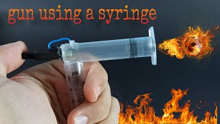 اموزش ساخت تفنگ الکلی قوی ساده | how to make the easiest gun using a syringe