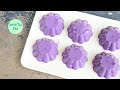 Recette de pouding  la patate douce violette ou  lagaragar ube