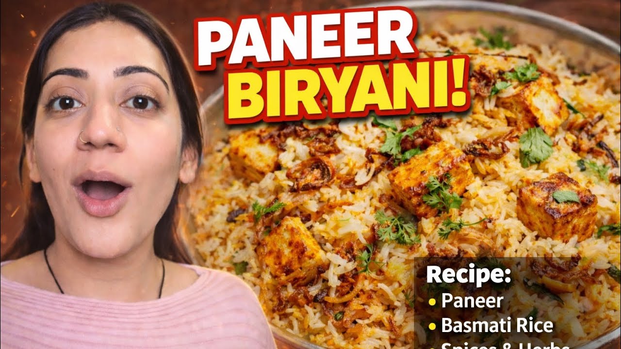 Paneer Biryani | Recipe 