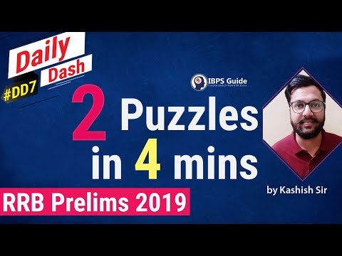 puzzle-for-ibps-rrb-pre-2019-|-2-puzzles-in-4-mins-|-daily-dash-#-7---by-kashish-ji