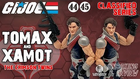 G.I. Joe Classified - Tomax & Xamot (#44 & 45) - Unboxing & Review #gijoe
