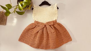 How to Crochet Simple And Elegant Dress Written Pattern Available Now with Details link below👇