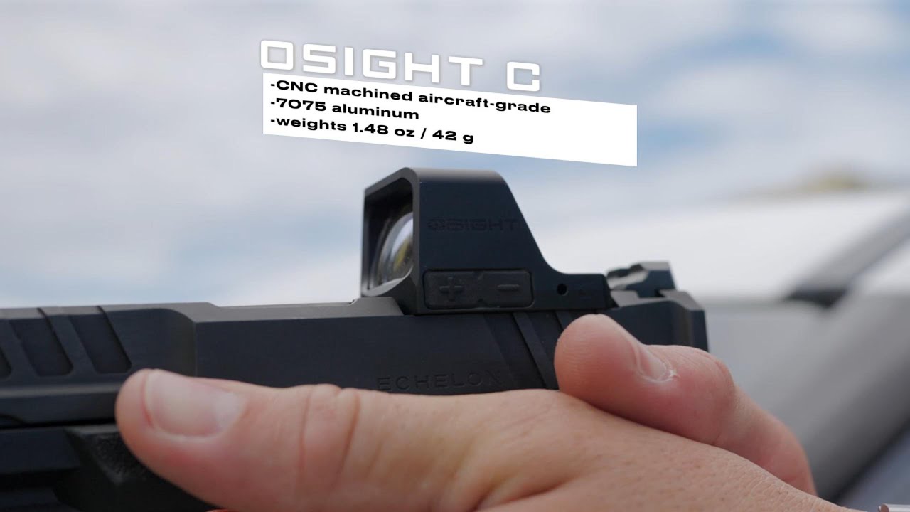 Osight C Multi-Reticle Red Dot Sight | RMR Footprint | Side
