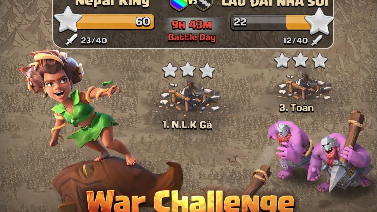 War Challenge Gone Crazy 😱 3 Star Clean Sweep | Nepal King Clash of Clans#easy3star #coc #gaming 