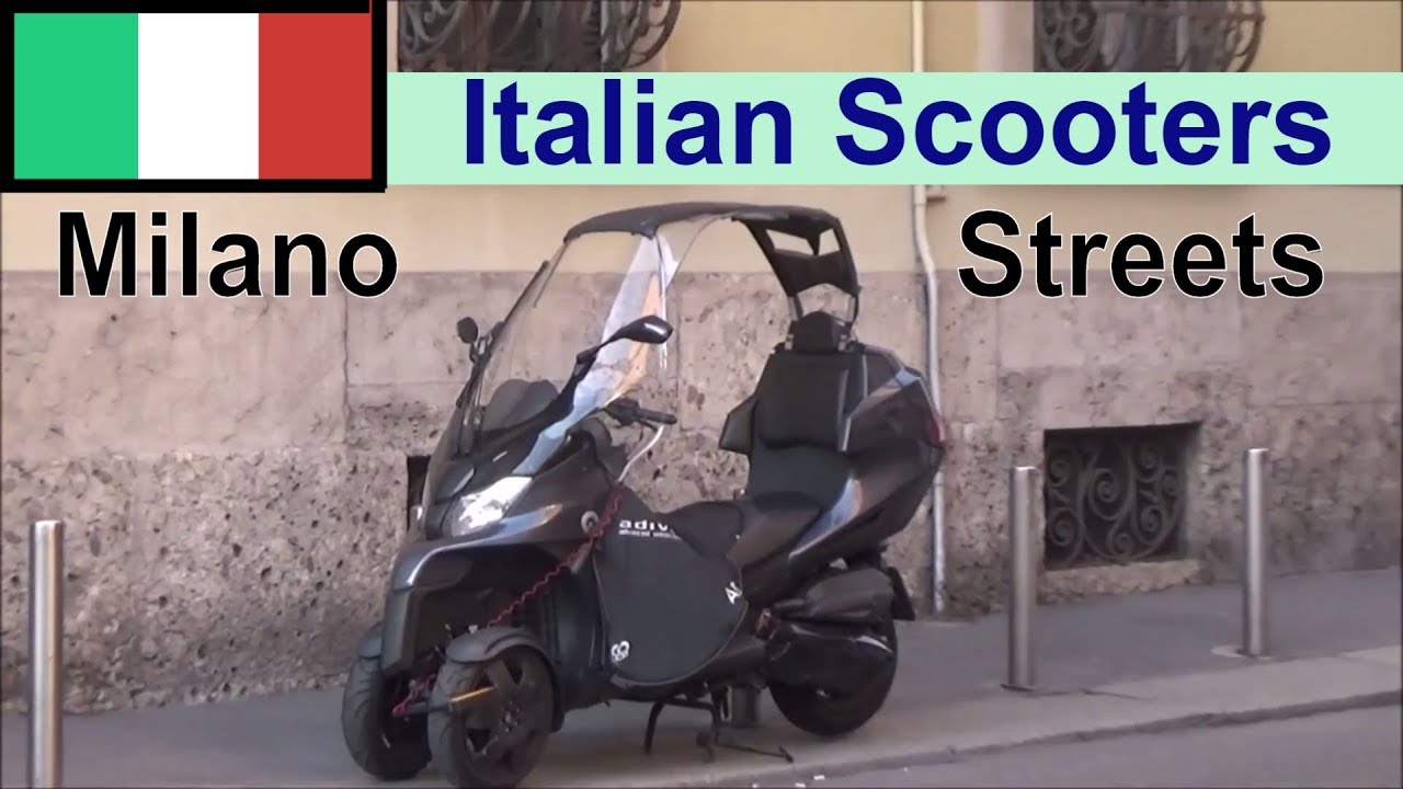 Motorcycles in Italy (16 minutes italian scooters) YouTube