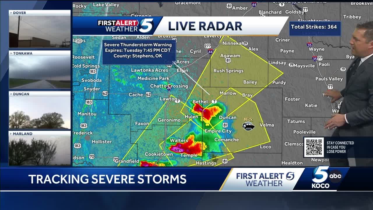 Severe weather update 7:10 p.m. Tuesday April 1 2025 - YouTube