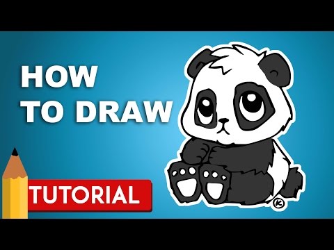 Wie zeichnet man einen Panda - DRAWING TUTORIAL ♥ausgezeichnet @AusgezeichnetTV