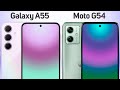 Samsung Galaxy A55 vs Motorola Moto G54