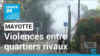 Mayotte : nouvelle nuit de violences entre jeunes de quartiers rivaux • FRANCE 24