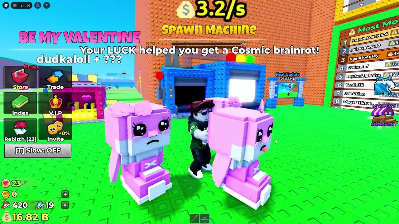 скрафтил brainrot и подучил 749!?