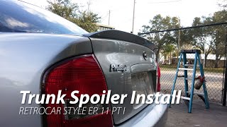 Mazda Protege Trunk Spoiler Install, EP. 11 PT. I