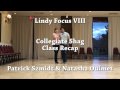 Lindy focus viii  collegiate shag crash course recap by patrick and natasha