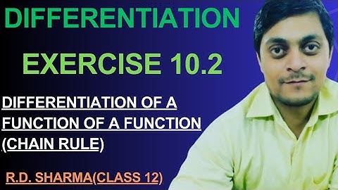 differentiation rd sharma exercise 10.2 exercise 11.2 class 12 maths