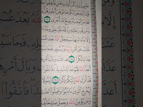ما معنى كلمه عتت سورة الطلاق