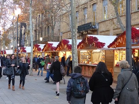 Aix-en-Provence _ Chants de Noël, crèche des santonniers - YouTube