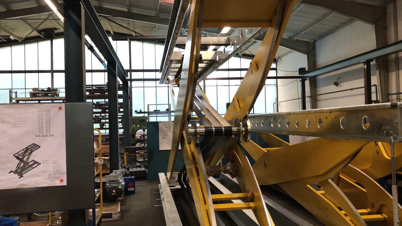 Heckert 70.30 Scherenhubtisch 5,2m Nutzhub 3t Nutzlast