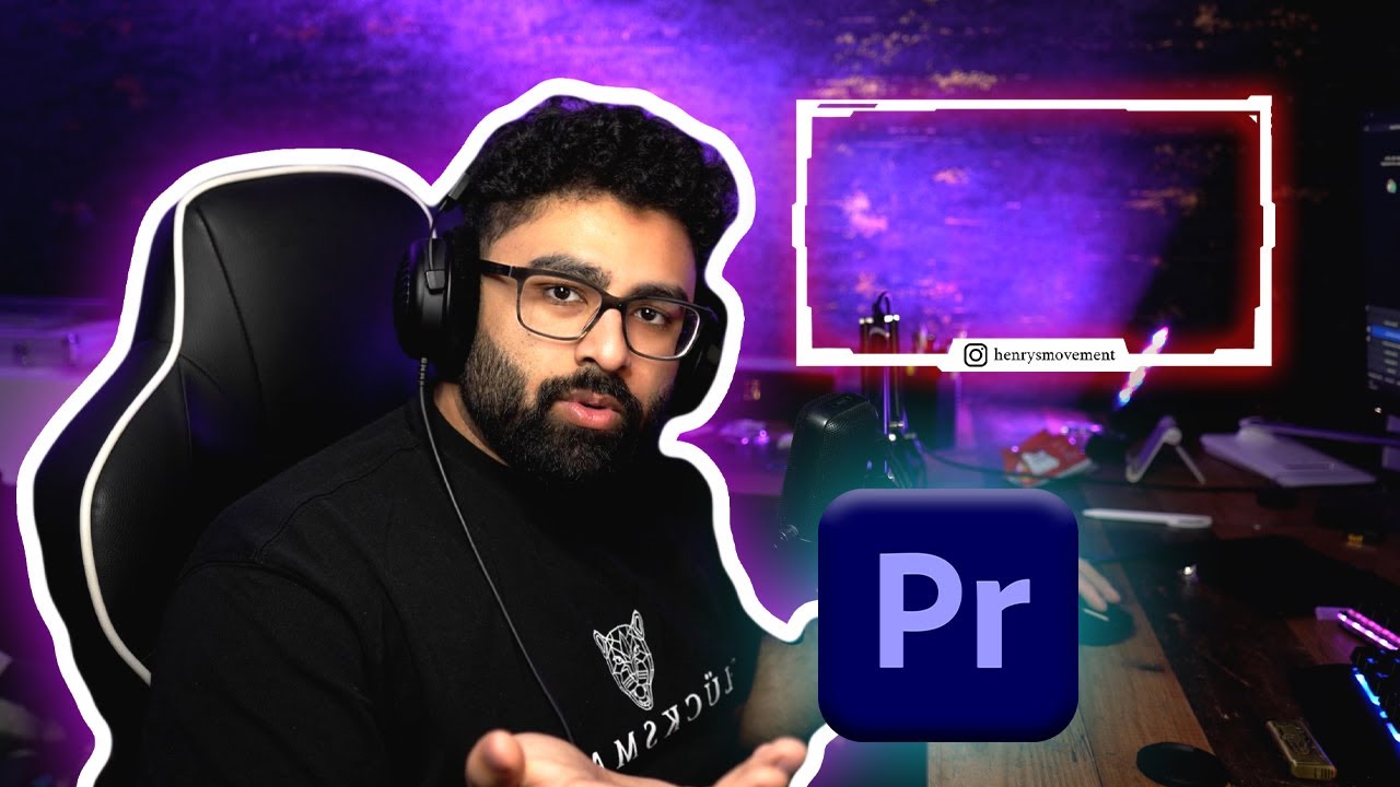 Webcam Border GESTALTEN + ProTipp | Premiere Pro | Illustrator | Tutorial | Deutsch