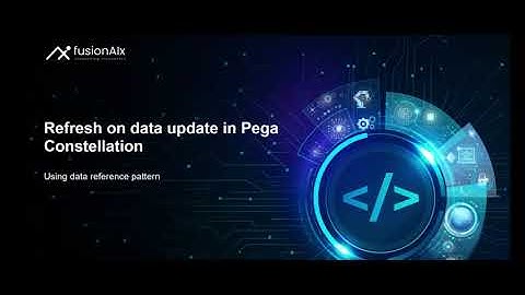Refresh on data update in Pega Constellation using Data reference pattern