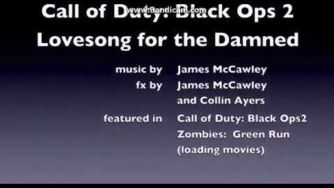Call of Duty Blackops 2 TranZit Loading Screen song