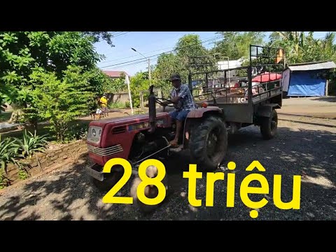 Video Bán máy cày cũ kèm rờ moóc số mạnh cầu đẩy giá và số... - youtube