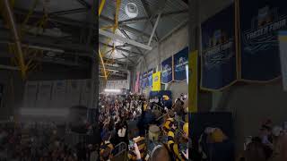 The banner has risen! Forever the home of champions 🏆 #quinnipiac #hockey